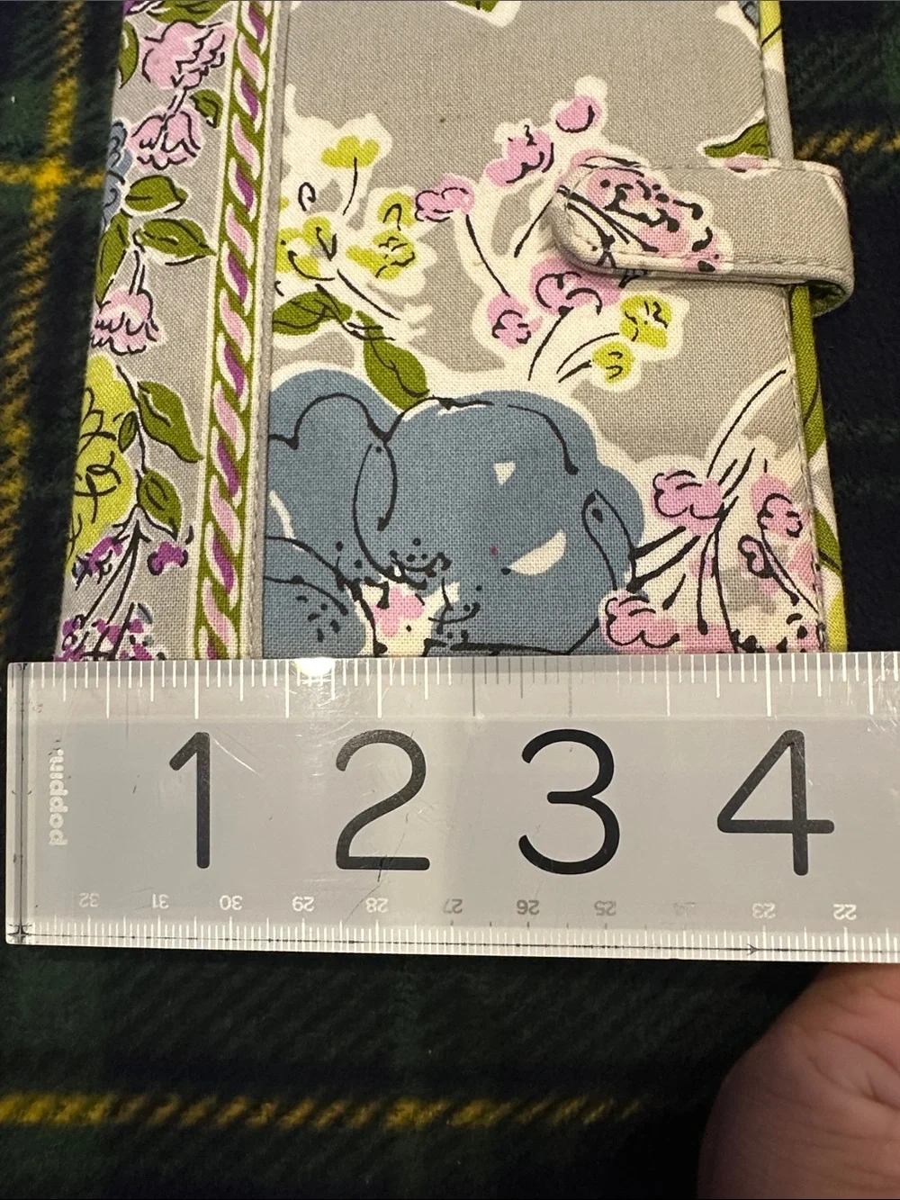 Vera Bradley Floral Card Holder Wallet in Pink, Gray, Green, Blue